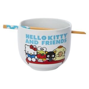🎉HP🎉NIB! Hello Kitty and friends ramen bowl with chopsticks
